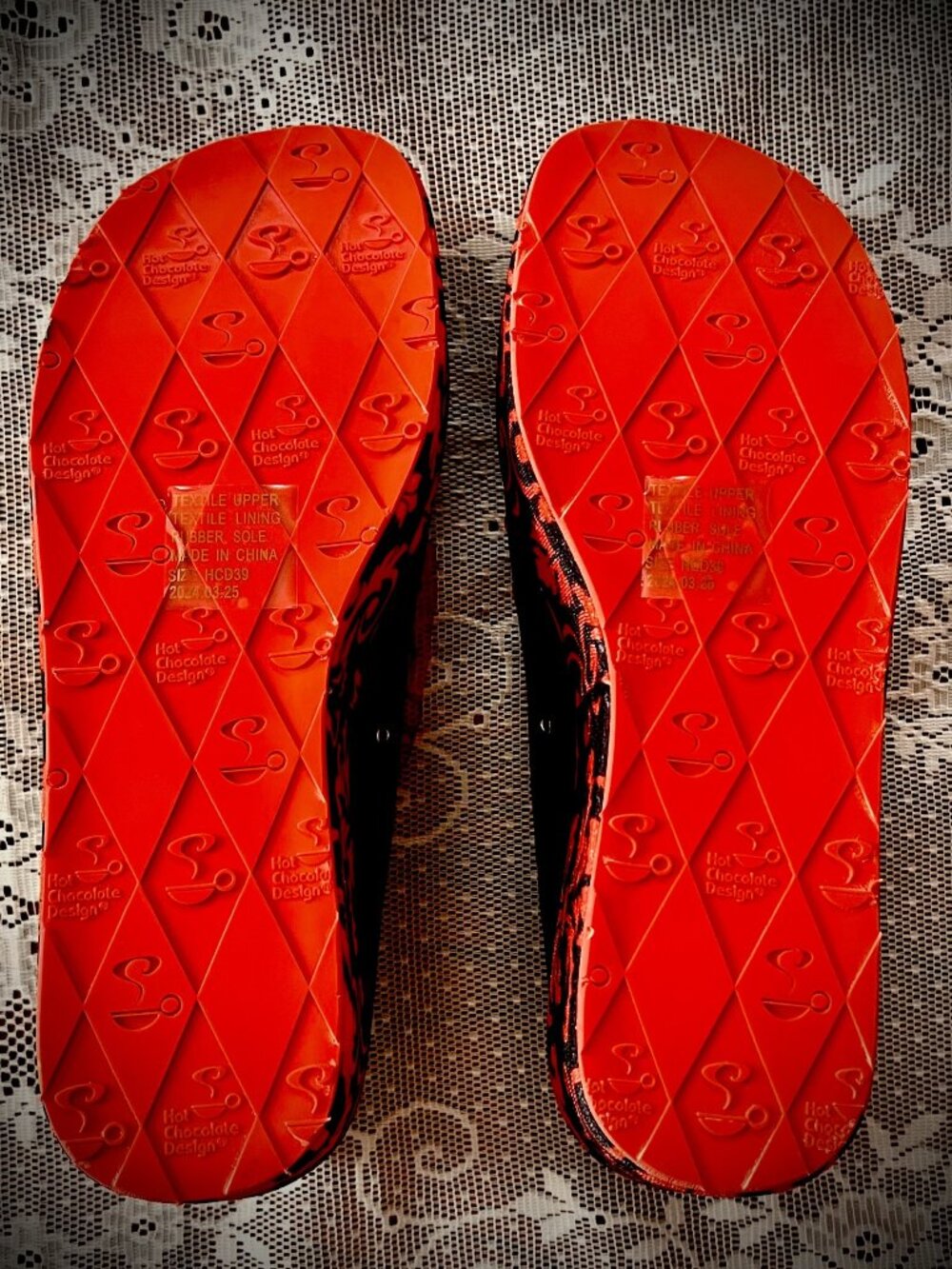Hot Chocolate Design Black & Red Gothic Mary Jane Platform Shoes - Picture 6 of 8